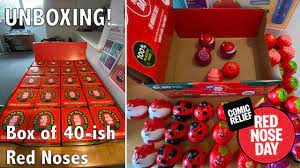 The 2021 event marks the 35th in comic relief's history and the bbc one telethon will be hosted by alesha dixon, david tennant, davina mccall, paddy mcguinness and comic relief: Unboxing A Box Of Red Noses Red Nose Day 2021 Youtube