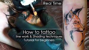 Maybe you would like to learn more about one of these? How To Tattoo Line Work Shading Techniques Tutorial For Beginners Real Time Solor Fill In Youtube