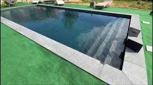 epingle sur feuille de pierre flexi pierre en piscine