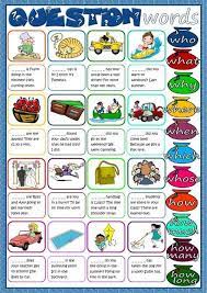 Encuentra las parejas del vocabulario de la rutina diaria. Question Words Ficha Interactiva De Ingles Para Educacion Secundaria Eso Ingles De Secundaria Material Escolar En Ingles Juegos Para Aprender Ingles