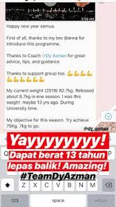 Pin On Testimoni Projek Kurus 25 Hari
