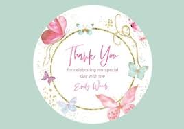 016 free printable baby shower thank you stickers google. 2 370 Thank You Sticker Customizable Design Templates Postermywall