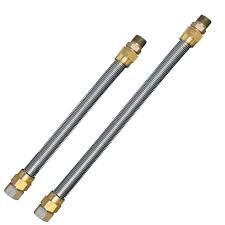 The generator will be on back side of the house which requires gas line to be under house for minimizing the length. Ultra High Capacity Flex Connectors Fine S Gas