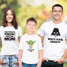 De la s la xxl livrare rapidă pesonalizează și comandă acum! Tricouri Familie Star Wars Coolori Cadouri Si Decoratiuni