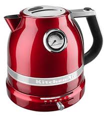 Kitchenaid Kek1522ca 1 1 2 L Electric Kettle W Temperature Control Candy Apple Red En 2020 Bouilloires Electriques Kitchenaid Inox