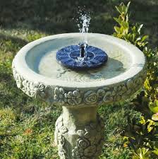 You can also find solar water fountains that rely primarily on the power of the sun to. Solar Garden Fountain