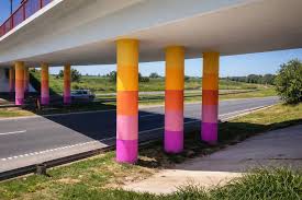 Pullaro gastó $1.300 millones en pintar de colores las columnas de los  puentes de la Autopista Rosario-Santa Fe – El Liberador