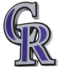 Colorado Rockies 3d Fan Foam Logo Sign Colorado Rockies Logo Sign Colorado Rockies Baseball