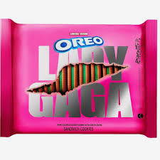 I love these pink cookies with green creme, and hope they brighten your. A Lady Gaga Chromatica Oreo Is Hitting Grocery Shelves In January Eater