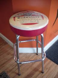 Corn hole, ice chest & 10'x10' tent. Vintage Budweiser From 1948 Bar Stool Etsy Retro Bar Stools Bar Stools Stool
