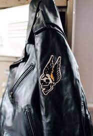 Two Countercultural Icons Team Up On Fall S Coolest Leather Jacket Leather Jacket Men Studded Leather Jacket Leather Jacket
