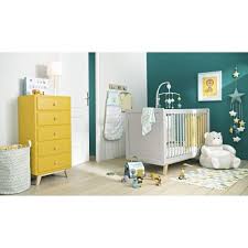 Maisons du monde nouveautés chambre enfant fille garçon. Mobile Musical Pour Bebe En Coton Blanc Bleu Et Jaune Moutarde Gaston Maisons Du Monde