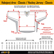 55 Unusual Size Chart For Hockey Jerseys