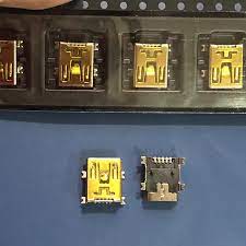 全铜MINI USB插座5P母座贴片连接器迷你USB接口LCP编带盘装-Taobao