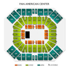Pan American Center 2019 Seating Chart