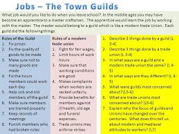 Lesson Objectives All Will Be Able To Describe Some Jobs Done By Medieval Workers In The Towns Most Will Be Able To Explain H Lesson Video Online Apprentice