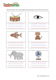 Training worksheets, propisi for practicing handwriting in pdf. 1 Write The First Letter Of Each Picture Worksheet 3 1 11 Sandeepbarouli Com