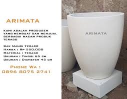 Untuk daftar harga bathtub terbaru bisa anda lihat di kategori ini. Harga Jual Bak Mandi Teraso Dan Wastafel Terrazzo Arimata