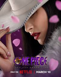 ONE PIECE: INTO THE GRAND LINE character poster for Miss All-Sunday, played  by Lera Abova.