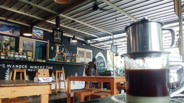 Ilustrasi warung kopi