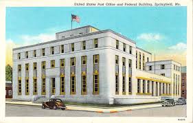 United States Post Office And Federal Building Springfield Mo Art Deco Society Chicago Art Vintage Art Deco