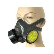 Double Cartridges Anti Dust Spray Paint Respirator Mask Breathing Mask For Industrial Gas Chemical Painting Use Gas Mask Breathing Mask Mask