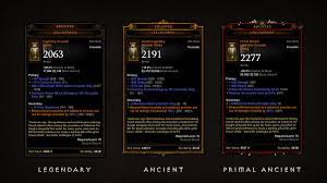 To unlock primal ancients in diablo iii. Legendary An Ancient Primal Guide Diablo Iii Blizzard News