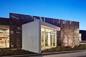 Modern Office Building Facade Arsitektur Bangunan Rumah