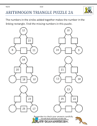 2nd grade math puzzles