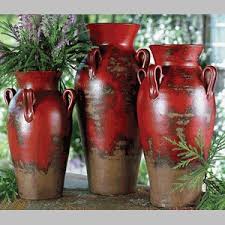 Fairhaven Pottery Vases Set Of 3 Western Dekoration Toskanische Einrichtung Schwarzwald Dekor