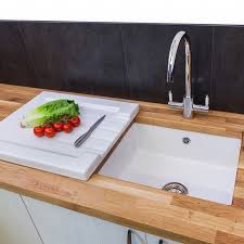 Waste disposal units 2 items. Reginox Ceramic Sink Drainer White