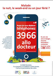 Le médecin de garde est un médecin qui exerce dans un cabinet médical ou un centre de santé. 39 66 Allo Docteur