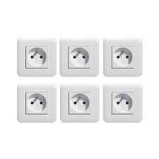 Prise 2 Poles Terre Legrand Mosaic Blanc Lot De 6 Castorama