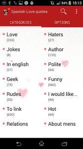 Spanish quotes with english translations about not giving up! Spanish Love Quotes For Android Apk Download