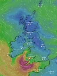 Where will be hit by 50mph storm today? M Uyh Fjtibvlm
