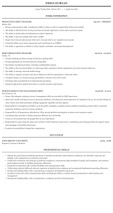 Lean manager, logistic manager, production manage, plant manager. Production Shift Manager Resume Sample Mintresume