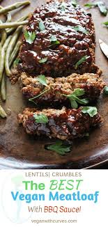Beefy Vegan Lentil Loaf Recipe Vegan Meat Recipe Vegan Ground Beef Lentil Loaf