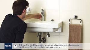Grohe Installationsvideo Austausch Der Kartusche Youtube