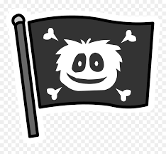 The game is based on the virtual winter environment where you can select your cartoon penguin avatars and explore the digital world while completing various tasks and activities. Club Penguin Rewritten Wiki Pirate Flag Pin Club Penguin Hd Png Download Vhv