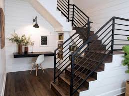 If No Cable The Iron Not Closing Up Hp Storage Room Staircase Decor Modern Stairs Farmhouse Staircase