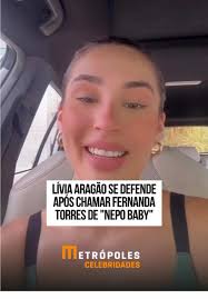#LívianAragão, filha de #RenatoAragão, usou as redes sociais para se  defender do post que fez mais cedo, no qual chamava #FernandaTorres de  “#nepobaby”. A filha do #Didi afirmou que a palavra “nepo ...