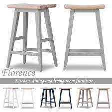 Free delivery and returns on ebay plus items for plus members. Florence Bar Stool Elegant Stool With Large Wooden Seat And Foot Rest Quality Ebay