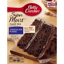 This box mix cake recipe is superbly easy to make and. Betty Crocker Super Moist Cake Mix Chocolate Fudge Cake Cupcake Mix Market Basket