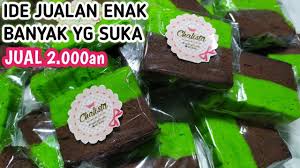 Brownies Kukus Coklat Pandan Ekonomis Tanpa Dcc Coklat Kue Kue Bolu