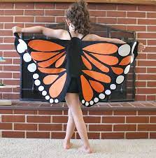 Diy Felt Monarch Butterfly Wings Tutorial Diy Halloween Costumes For Kids Butterfly Wings Tutorial Diy Halloween Costumes Easy