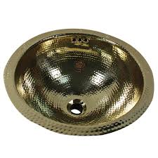 Shop our selection of 32 inch bathroom vanities and get free shipping on all orders over $99! Rob Of 13 Inch Hand Hammered Brass Round Undermount Bathroom Sink Brass With Overflow