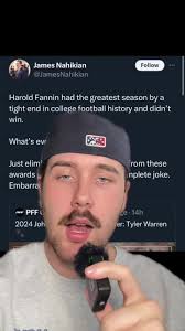 the group of 5 did NOT get robbed #collegefootball #awards #travishunter  #jeanty