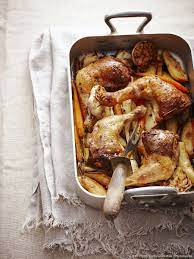 Poulet Et Legumes Rotis A L Ail Recette Recette Poulet Poulet Legumes Recettes De Cuisine