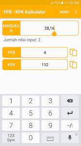 Copyright kalkulator kpk tuliskan bilangannya di sini. Fpb Kpk Kalkulator For Android Apk Download