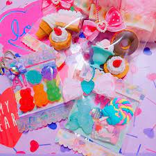 cocomoaco instagram nanatsu rose さん 考案の キャンディバッグ 100均材料で作るキャンディバッグ の作り方を参考に kawaii crafts kawaii shop kawaii jewelry